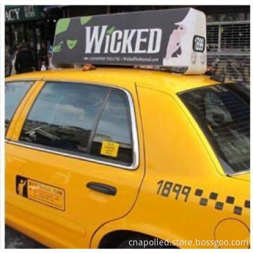 P6 Full Color Taxi Top LED Adertising Display